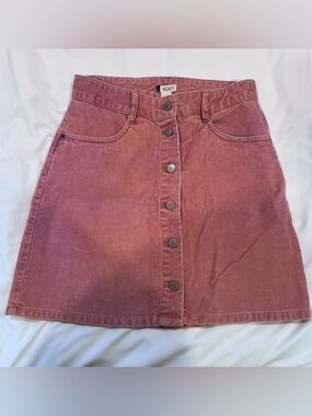 Roxy | Pink Corduroy Skirt